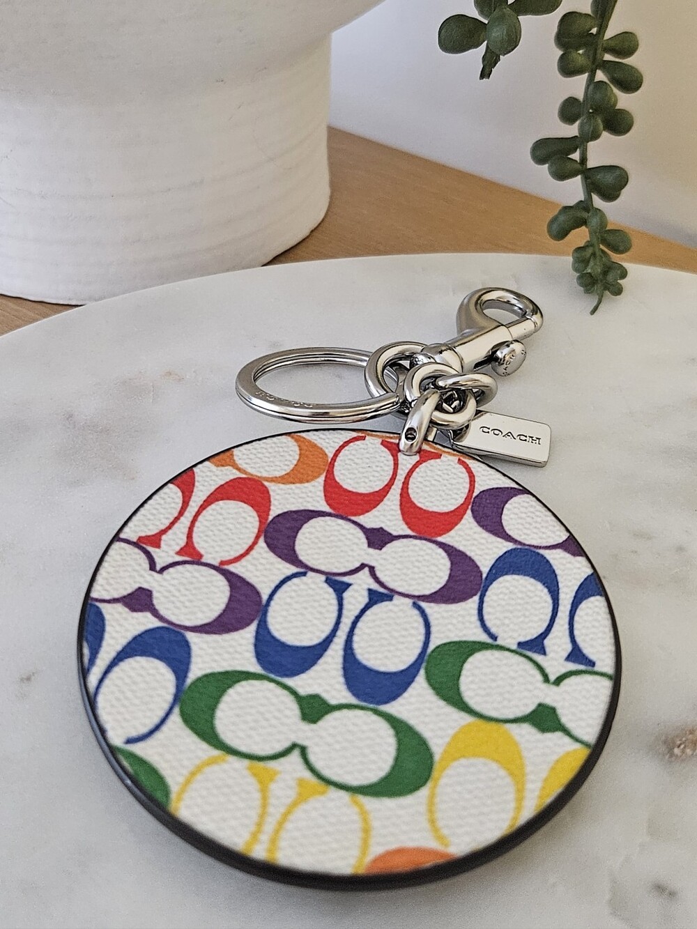COACH Ride With Pride Keychain ๐ - Picture 2 of 4